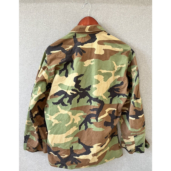 VINTAGE RAMBO COMBAT JACKET JUNGLE CAMO M REG NATO USA COAT US ARMY MARINES - Picture 2 of 6